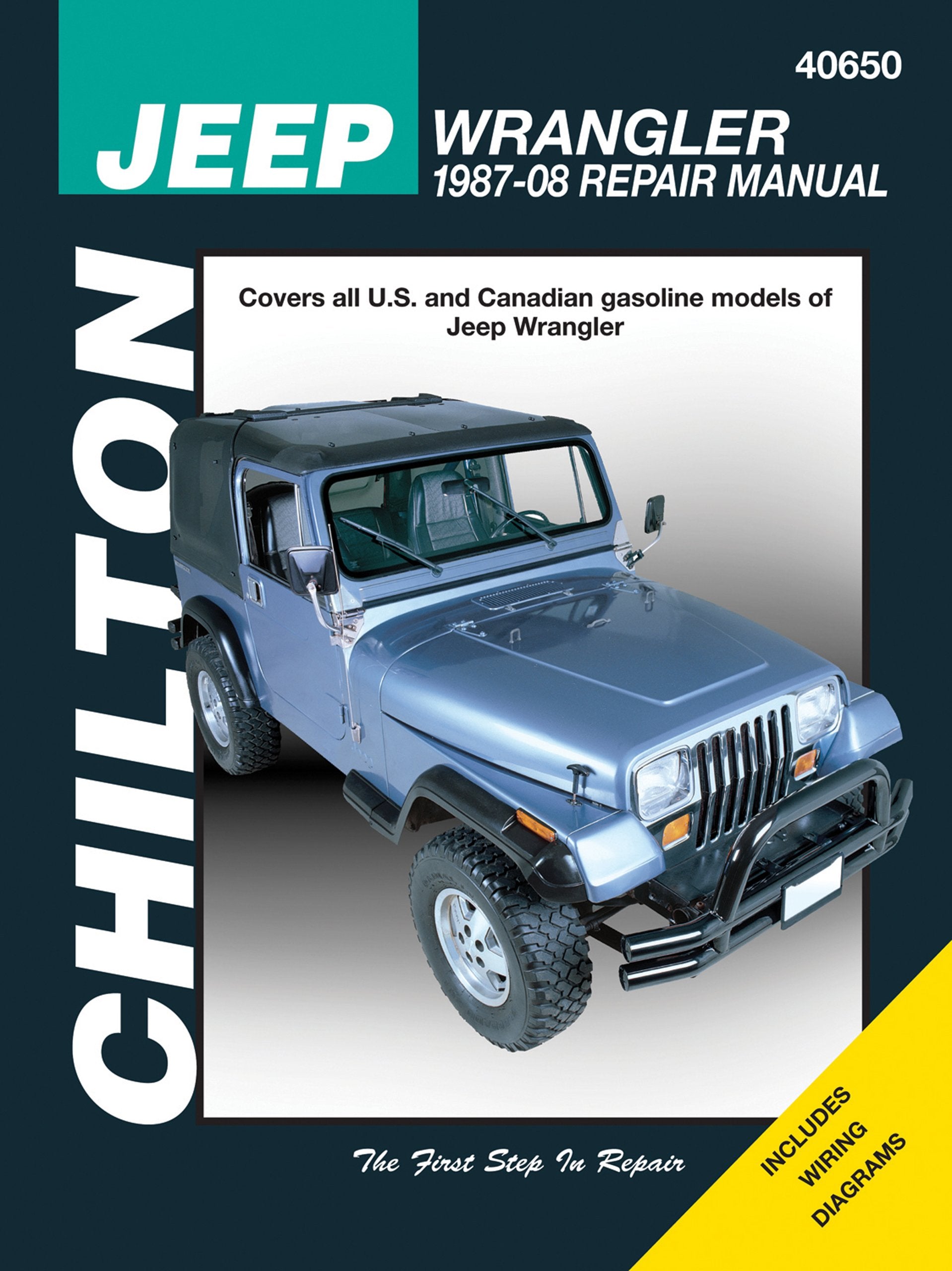 Jeep Wrangler 19872008 (Chilton's Total Car Care Repair Manual),Used