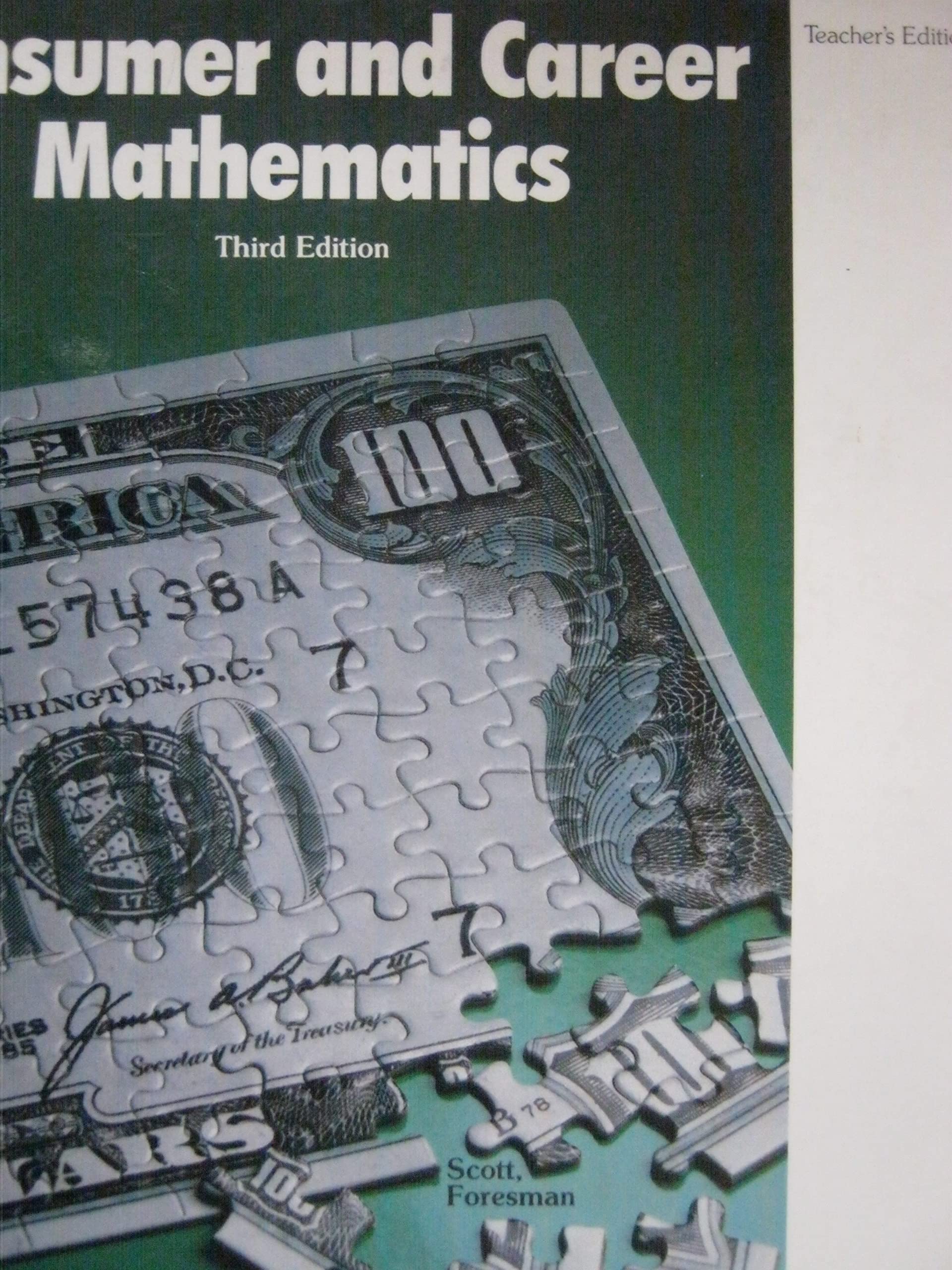 Consumer And Career Mathematics Third Edition,Used