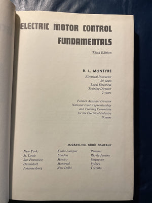 Electric Motor Control,New