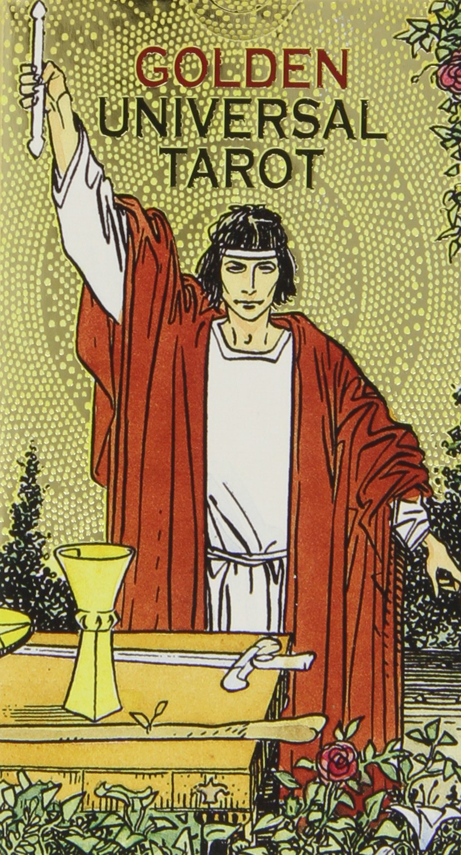 Golden Universal Tarot Deck,Used