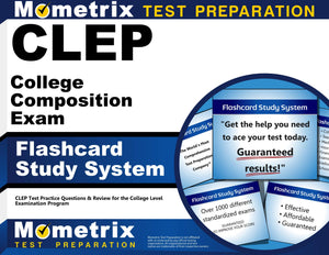 Clep College Composition Exam Flashcard Study System: Clep Test Practice Questions & Review For The College Level Examination Pr,Used