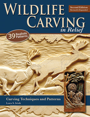 Wildlife Carving in Relief, Second Edition Revised and Expanded: Carving Techniques and Patterns (Fox Chapel Publishing) 39 Line