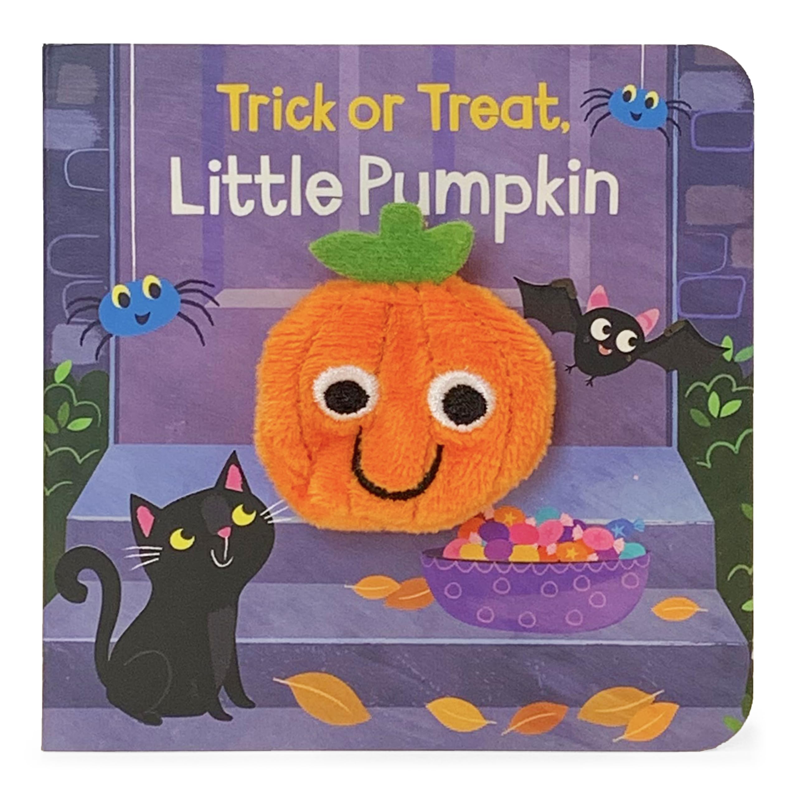 Trick Or Treat Little Pumpkin Finger Puppet Halloween Board Book Ages 04 (Children'S Interactive Finger Puppet Board Book)