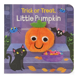 Trick Or Treat Little Pumpkin Finger Puppet Halloween Board Book Ages 04 (Children'S Interactive Finger Puppet Board Book)