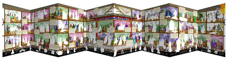 The Shakespeare Timeline Stickerbook: See all the plays of Shakespeare being performed at once in the Globe Theatre! (Timeline S,Used