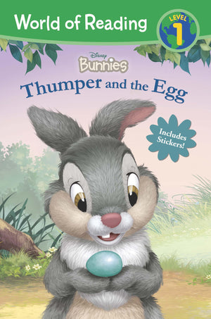 World of Reading: Disney Bunnies: Thumper and the EggLevel 1 Reader,Used