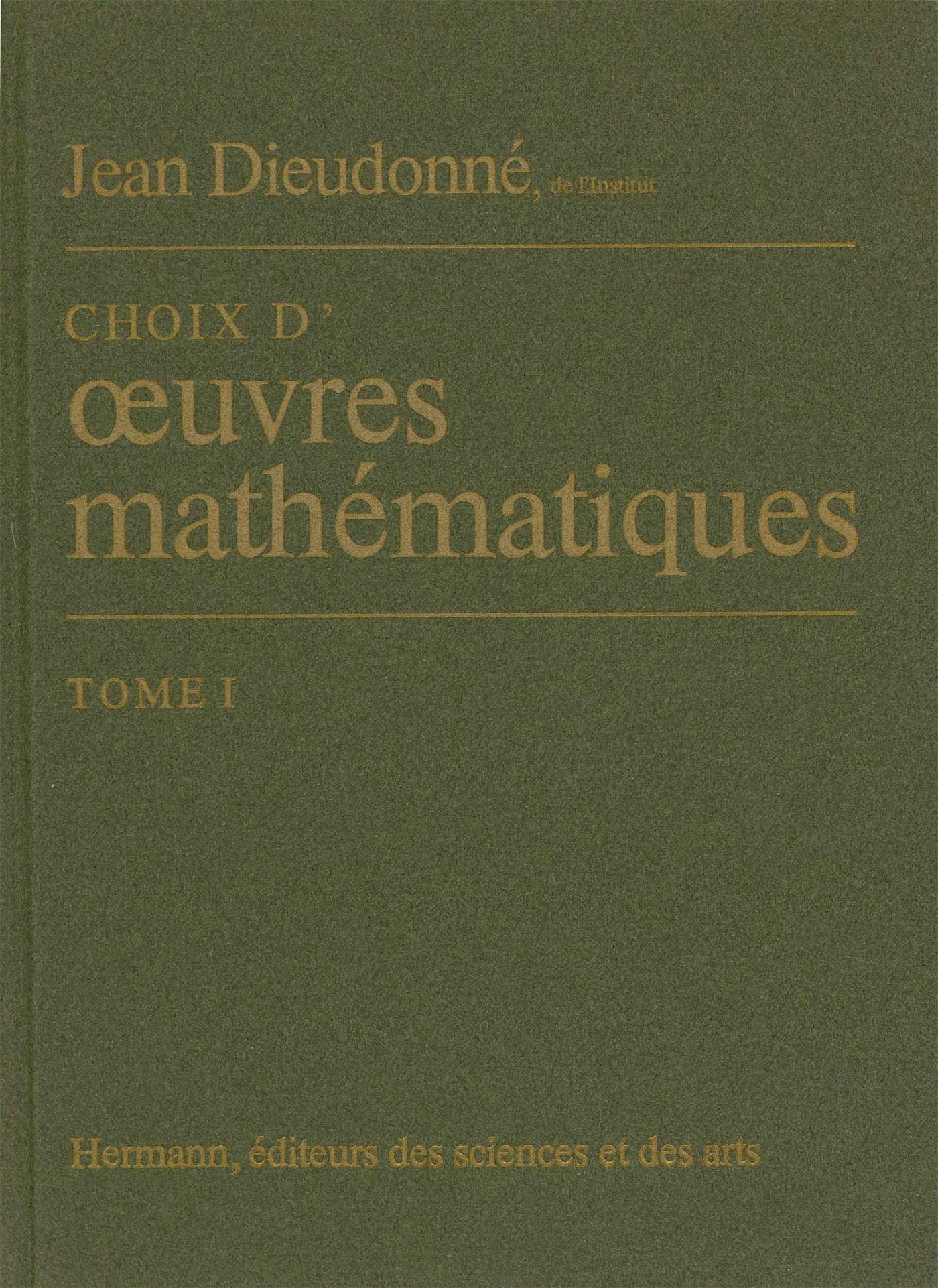 Choix d'oeuvres mathmatiques, Volume 1 (HR.HORS COLLEC.) (French Edition),Used