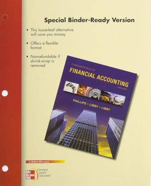 Loose Leaf Fundamentals of Financial Accounting with Connect Access Card,Used