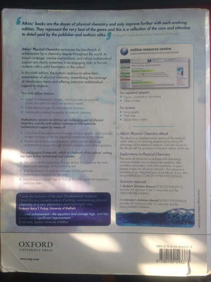 Atkins' Physical Chemistry,Used