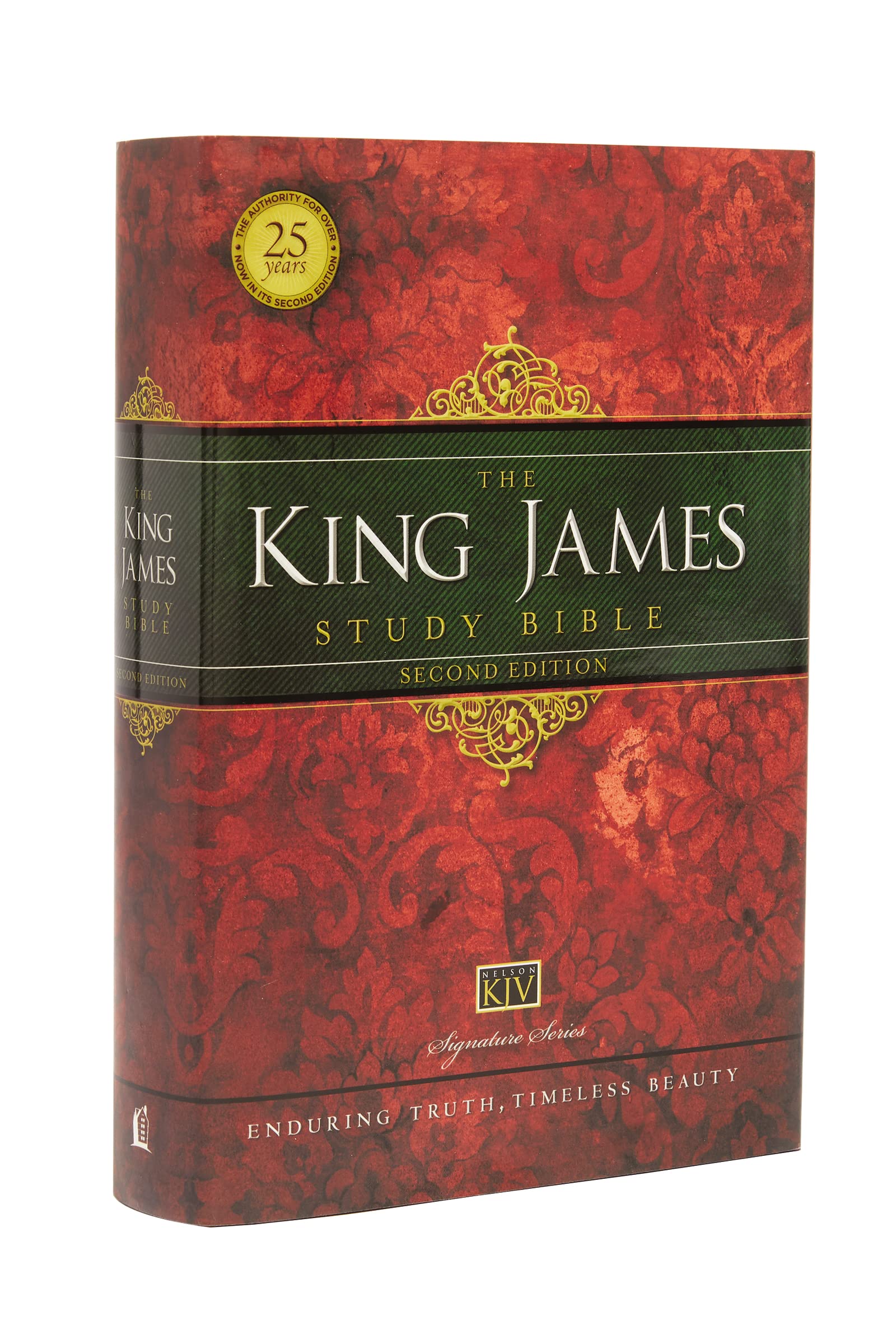 KJV Study Bible, Large Print, Hardcover, Red Letter Edition: Second Edition,New