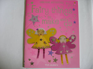 Fairy Things To Make And Do (Usborne Activities),New