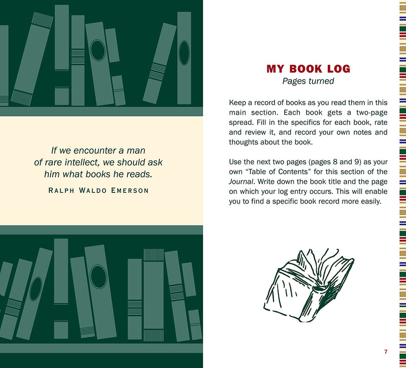 The Book Lover's Journal (Reading Journal, Book Journal, Organizer),New