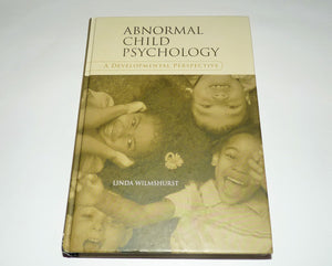 Abnormal Child Psychology: A Developmental Perspective,Used