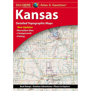 Kansas Atlas & Gazetteer (Delorme Atlas & Gazetteer),Used