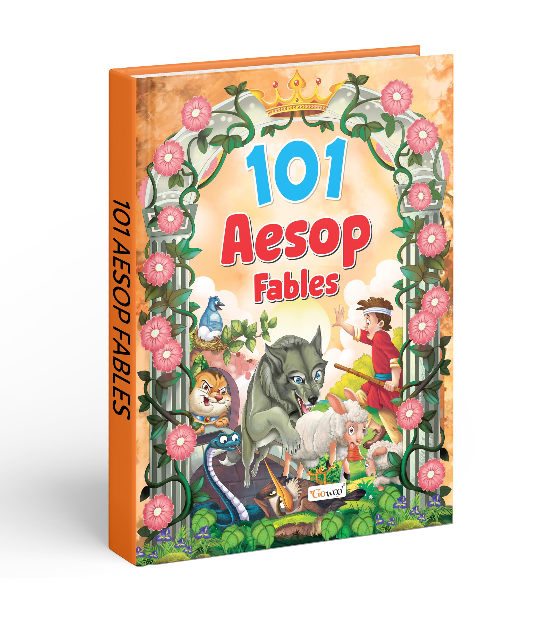 101 Aesop Fables (Ages 3-12) (Hardbound) : Educational Fun Learning Book, Storybook For Kids, Kids Learning Stories, Bedtime Story Book For Children