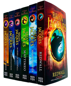 Redwall Series Books 1  6 Collection Set by Brian Jacques (Redwall, Mossflower, Mattimeo, Mariel of Redwall, Salamandastron & M
