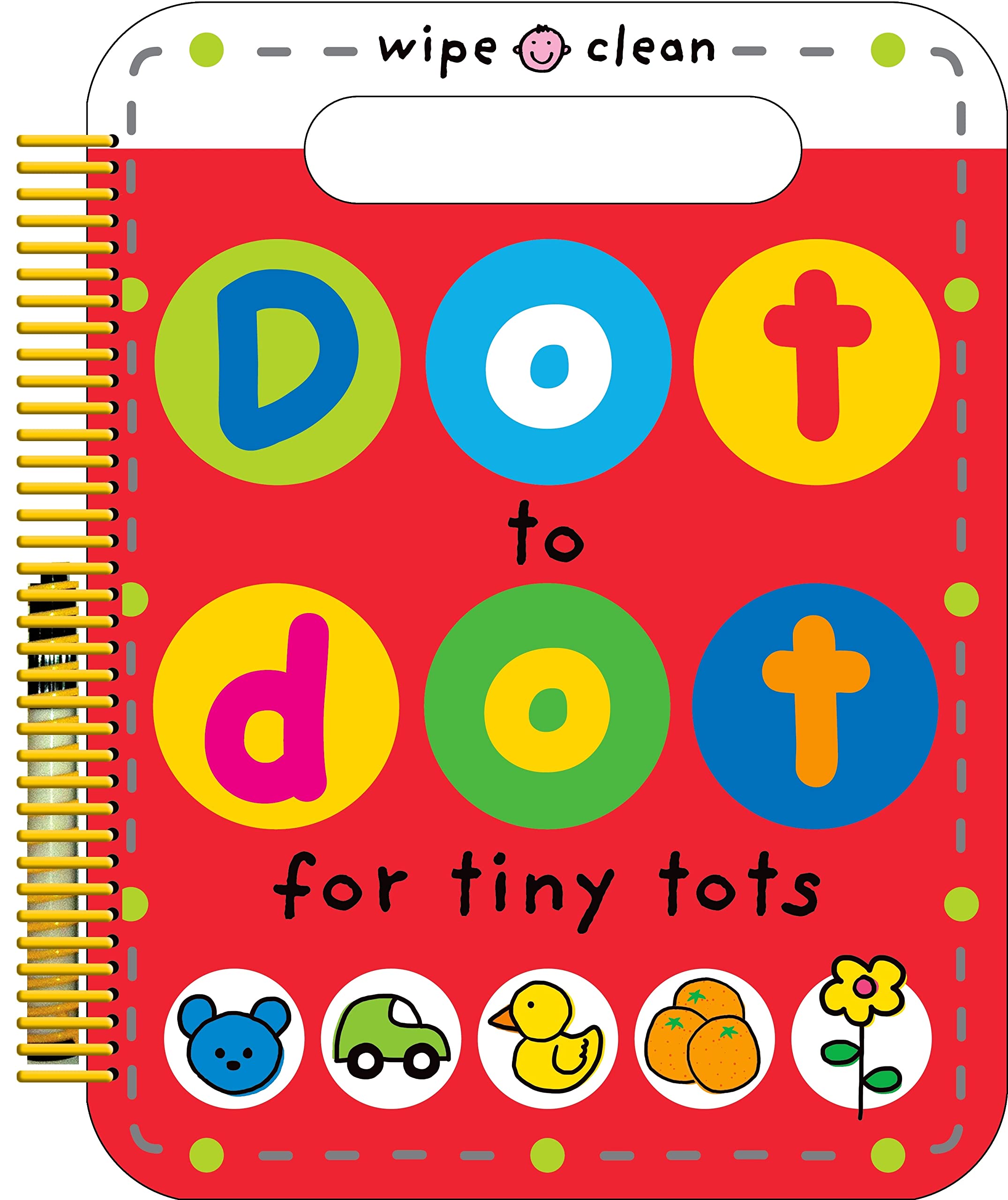 Dot To Dot For Tiny Tots Wipe Clean Activity Book,New