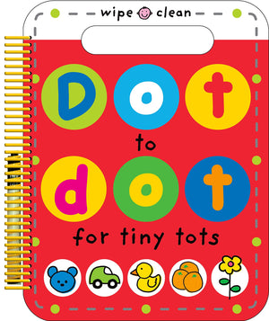 Dot To Dot For Tiny Tots Wipe Clean Activity Book,New