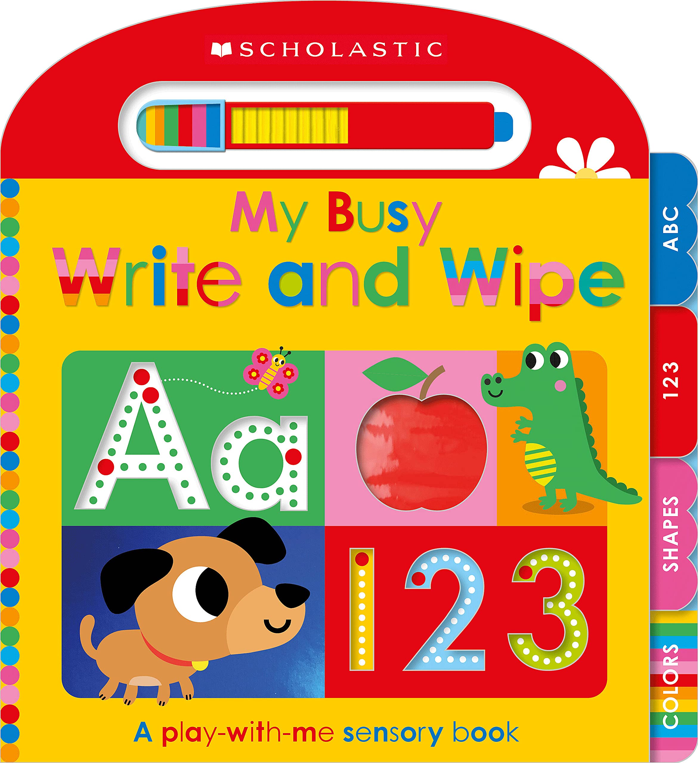 My Busy Writeandwipe: Scholastic Early Learners (A Playwithme Sensory Book),New