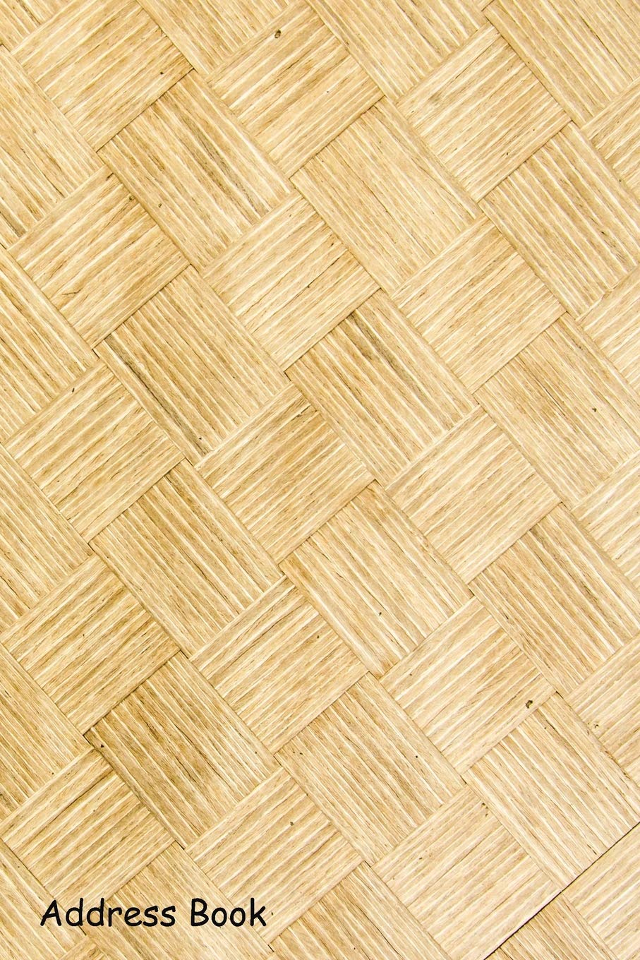 Address Book: For Contacts, Addresses, Phone, Email, Note,Emergency Contacts,Alphabetical Index With Wicker Pattern,Used