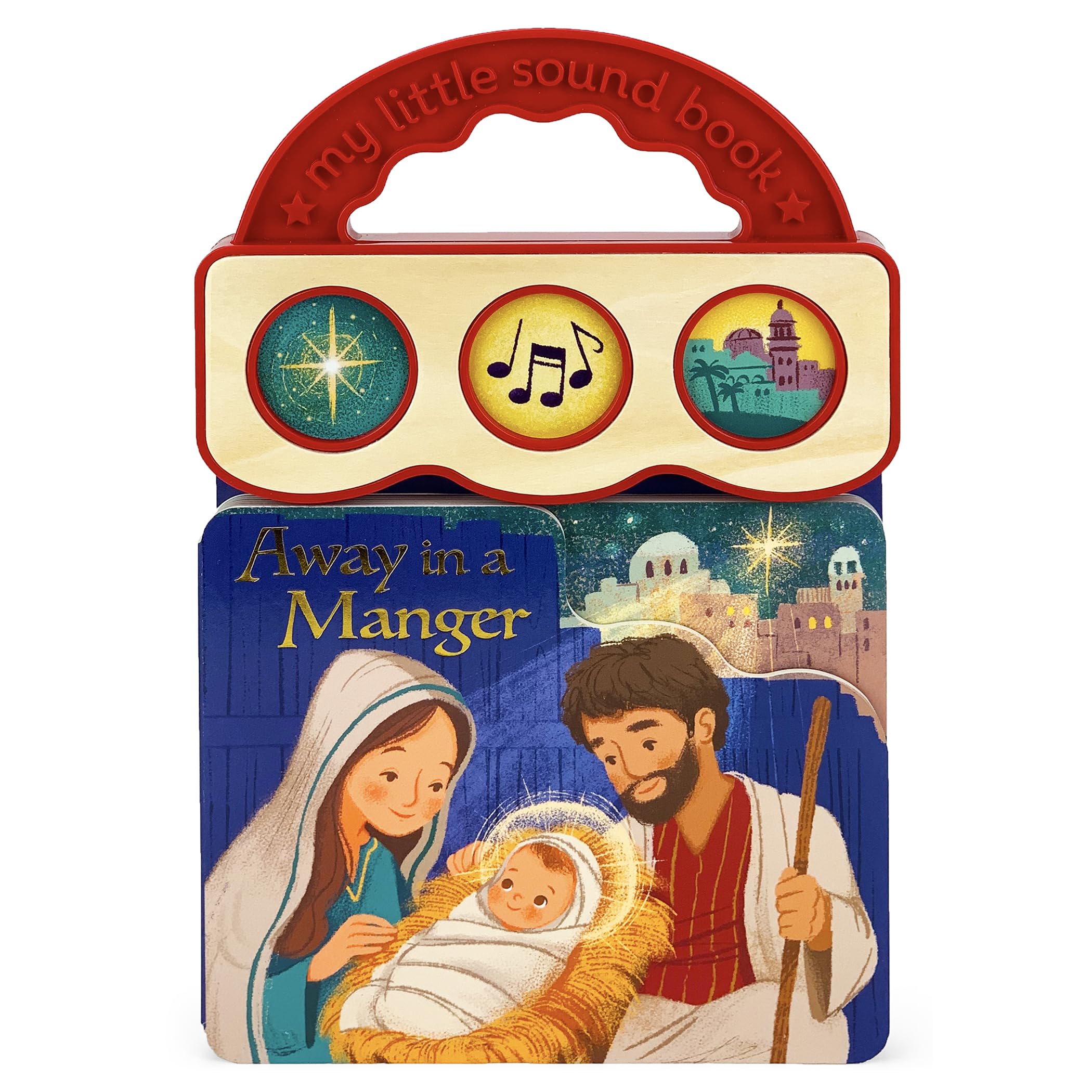 Away In A Manger Christmas Sound Board Book for Babies and Toddlers (3Button Early Bird Sound Books),Used