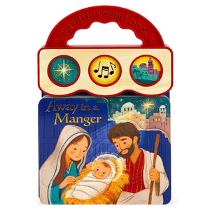 Away In A Manger Christmas Sound Board Book for Babies and Toddlers (3Button Early Bird Sound Books),Used