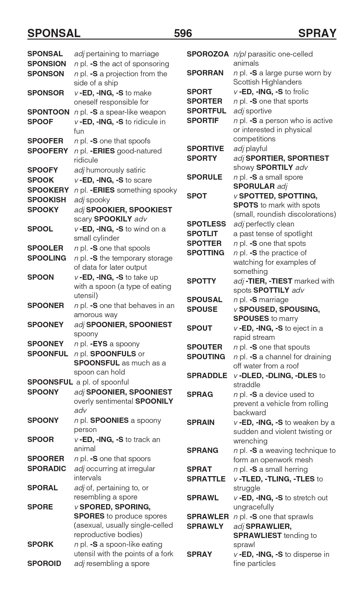 The Official Scrabble Players Dictionary, Seventh Ed., Newest Edition, 2023 Copyright, (Mass Market Paperback),New