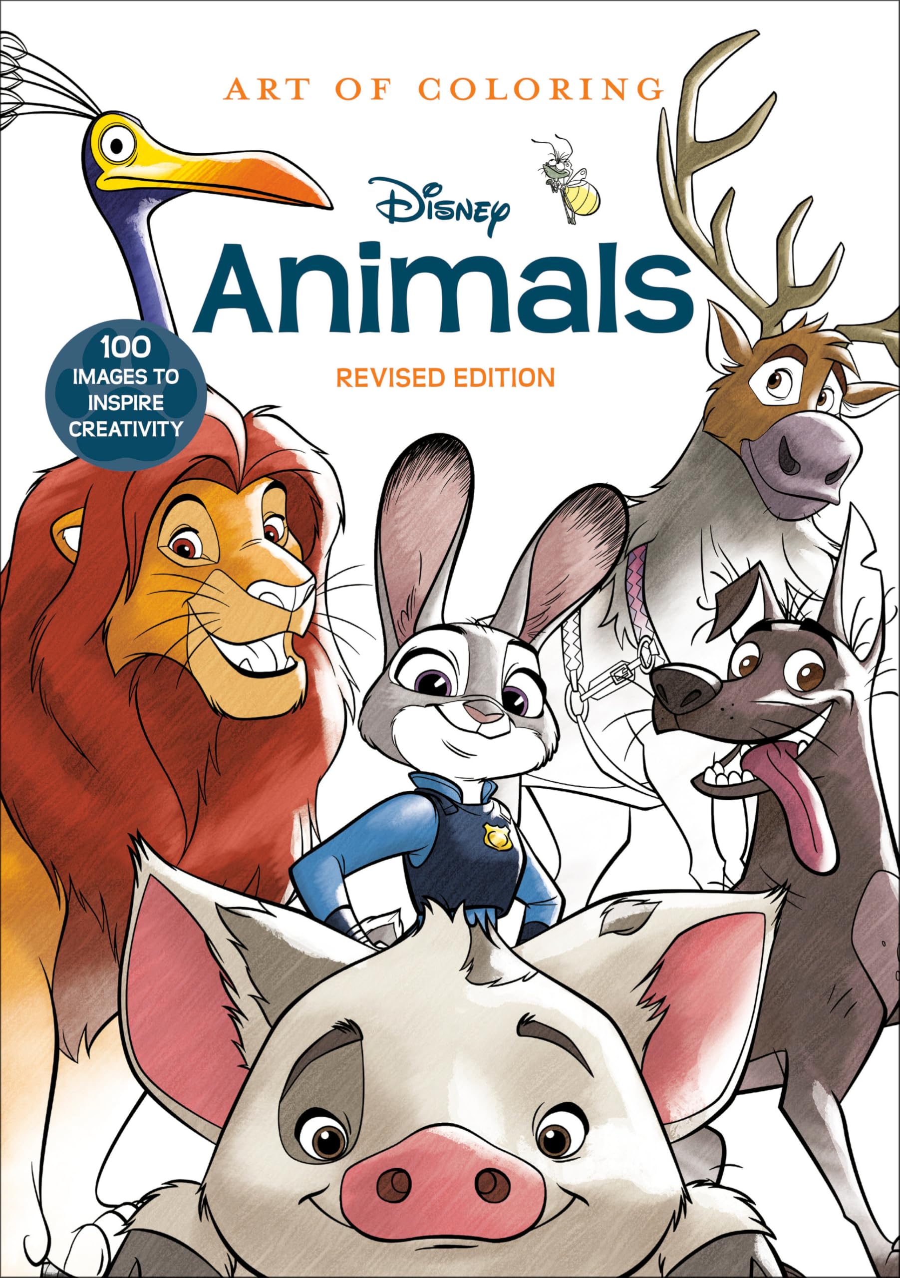 Art Of Coloring: Disney Animals: 100 Images To Inspire Creativity