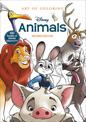Art Of Coloring: Disney Animals: 100 Images To Inspire Creativity