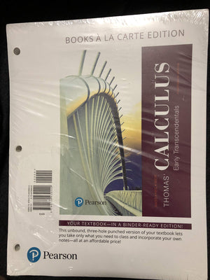 Thomas' Calculus: Early Transcendentals