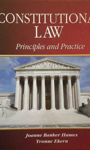 Constitutional Law: Principles and Practice,Used