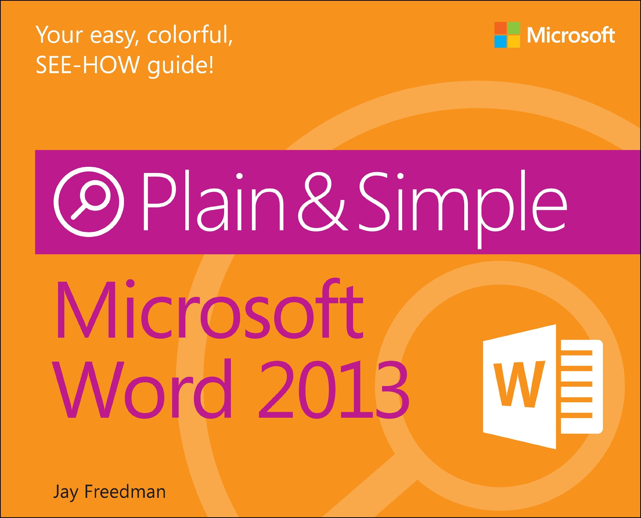 Microsoft Word 2013 Plain & Simple,New