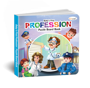 BabyS First Profession Puzzle Board Book : Children Learning Board Book, Board Book With Puzzles, Self-Correcting Puzzle Book, Educational Activity Board Book