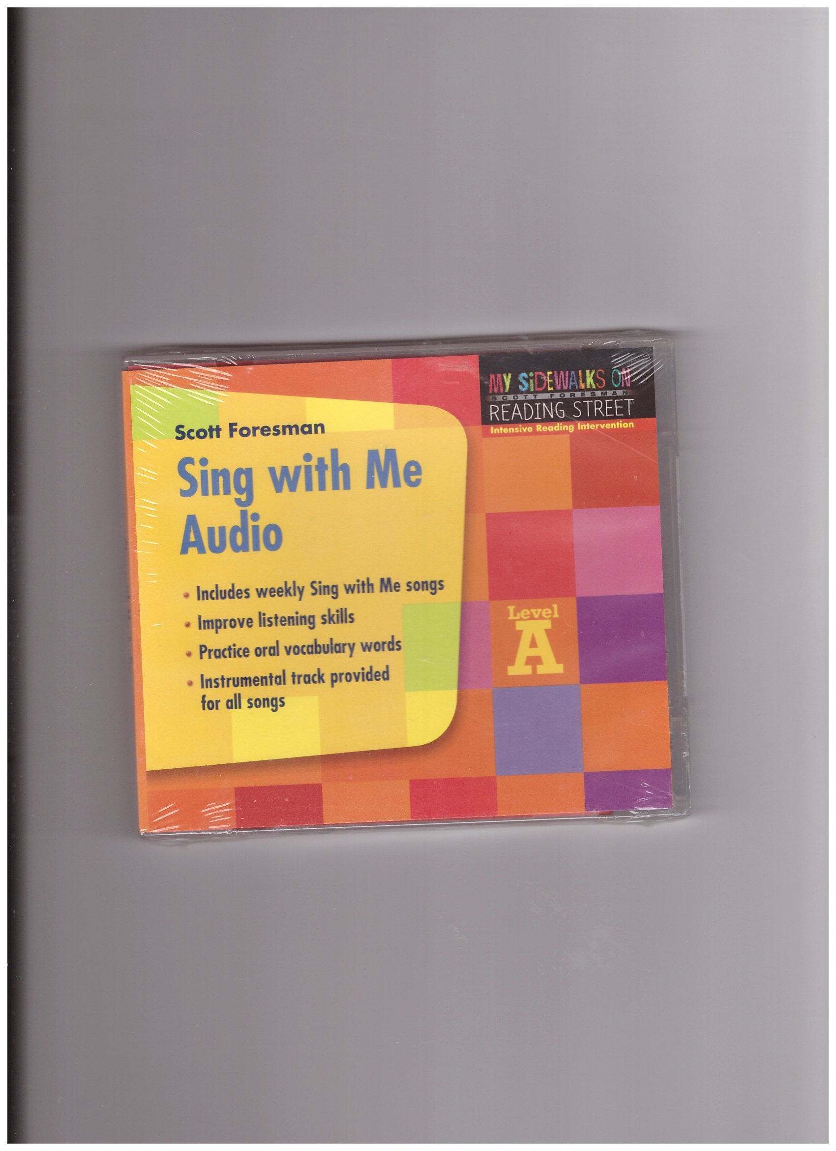 Reading 2008 Sidewalks for Reading Intervention Sing with Me Audio CD Grade 1,Used