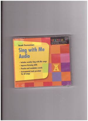 Reading 2008 Sidewalks for Reading Intervention Sing with Me Audio CD Grade 1,Used