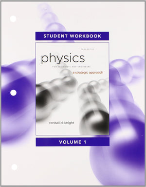 Student Workbook for Physics for Scientists and Engineers: A Strategic Approach, Vol. 1 (Chs 115),New