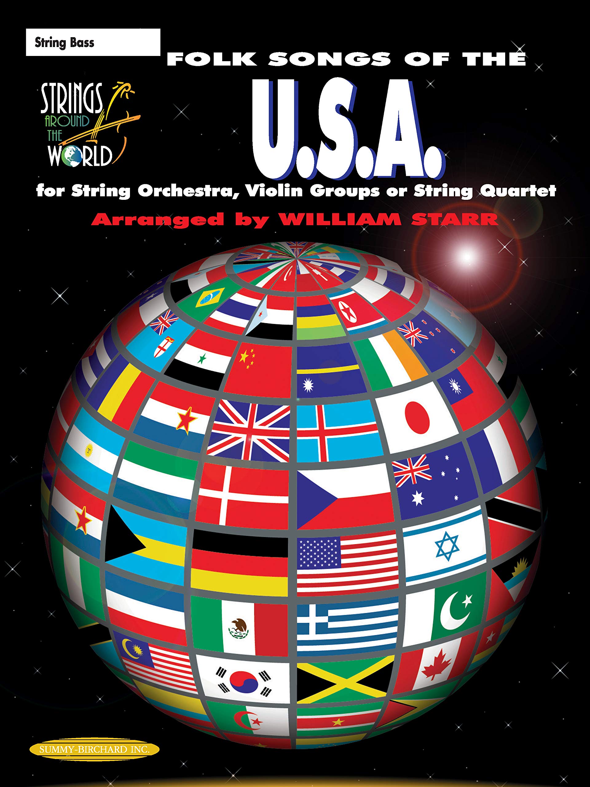 Strings Around The World  Folk Songs Of The U.S.A.: String Bass,New