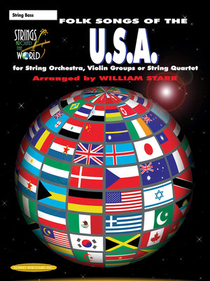 Strings Around The World  Folk Songs Of The U.S.A.: String Bass,New