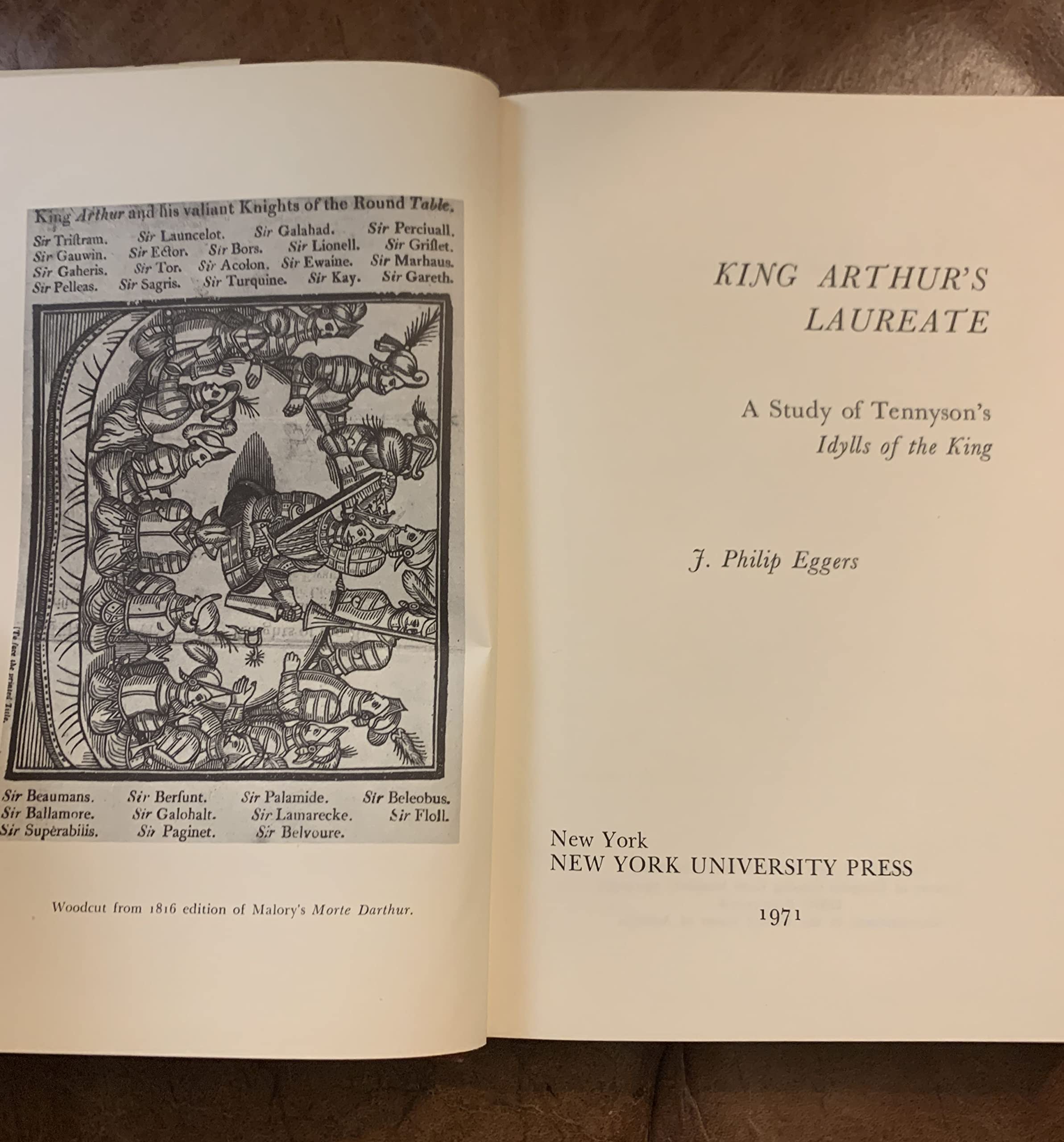 King Arthur's Laureate: A Study of Tennyson's Idylls of the King,Used