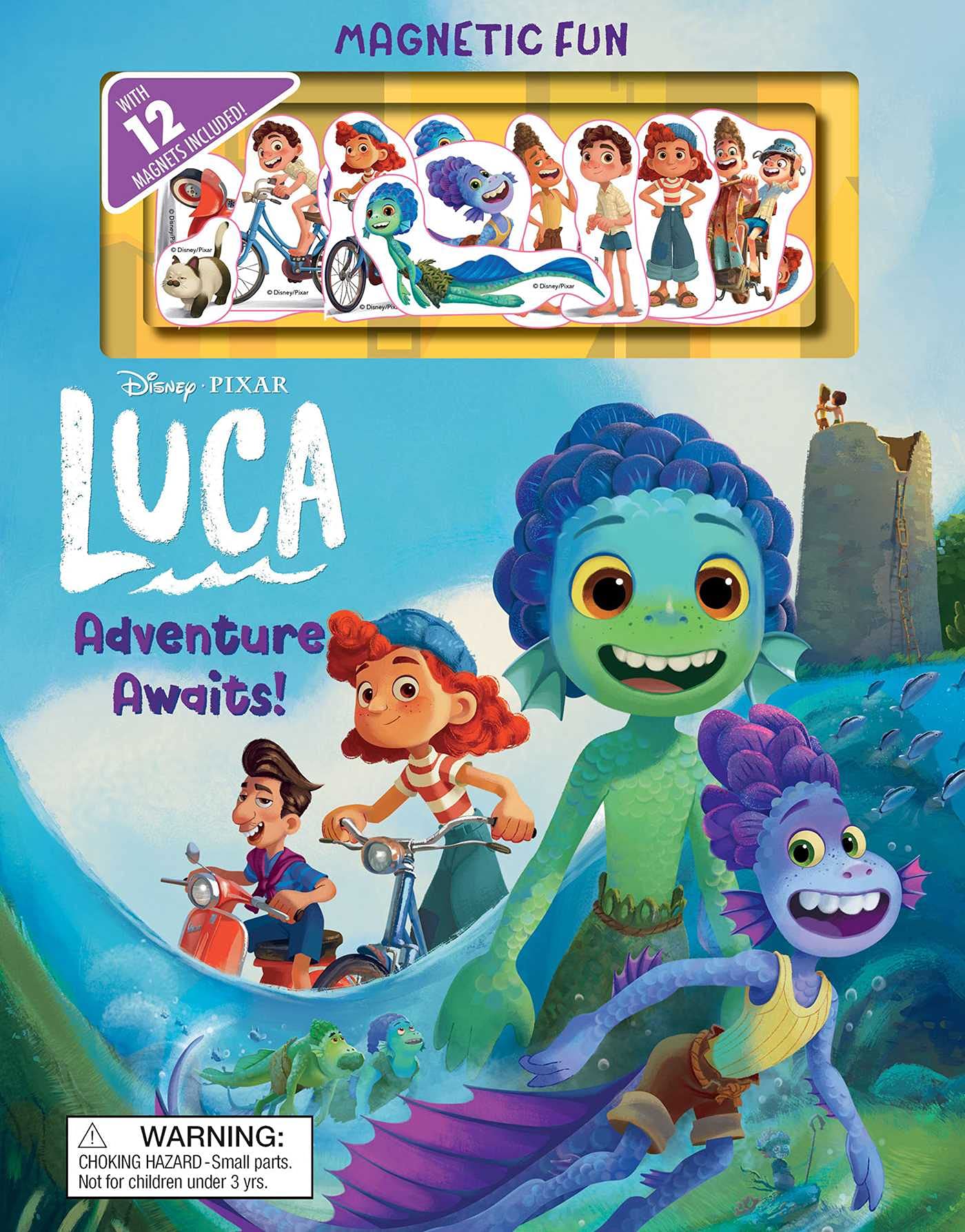 Disney Pixar: Luca: Adventure Awaits! (Magnetic Hardcover),New