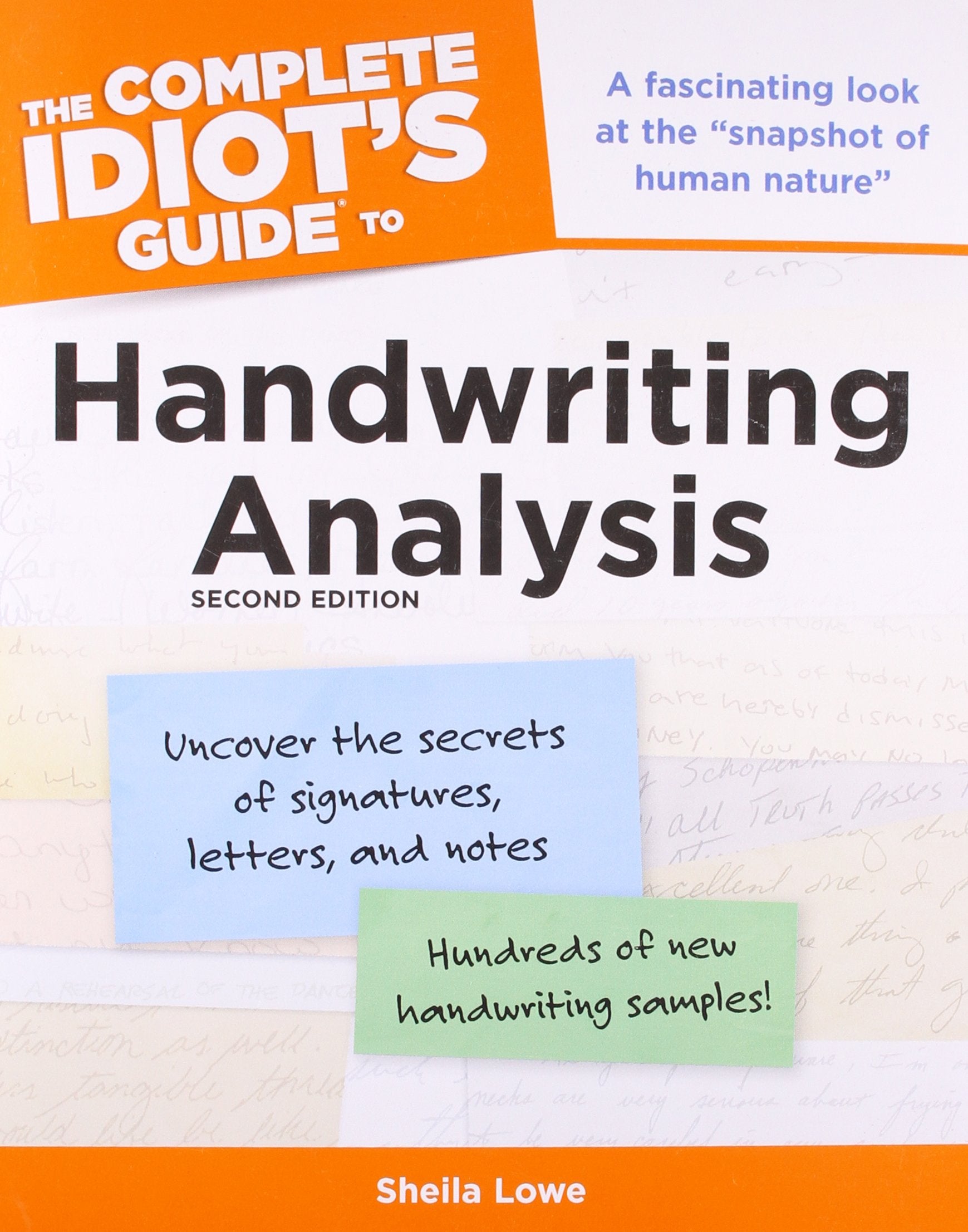 The Complete Idiot's Guide to Handwriting Analysis, 2nd Edition,Used