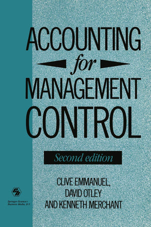 Accounting for Management Control (The Routledge History of Economic Thought Series),Used