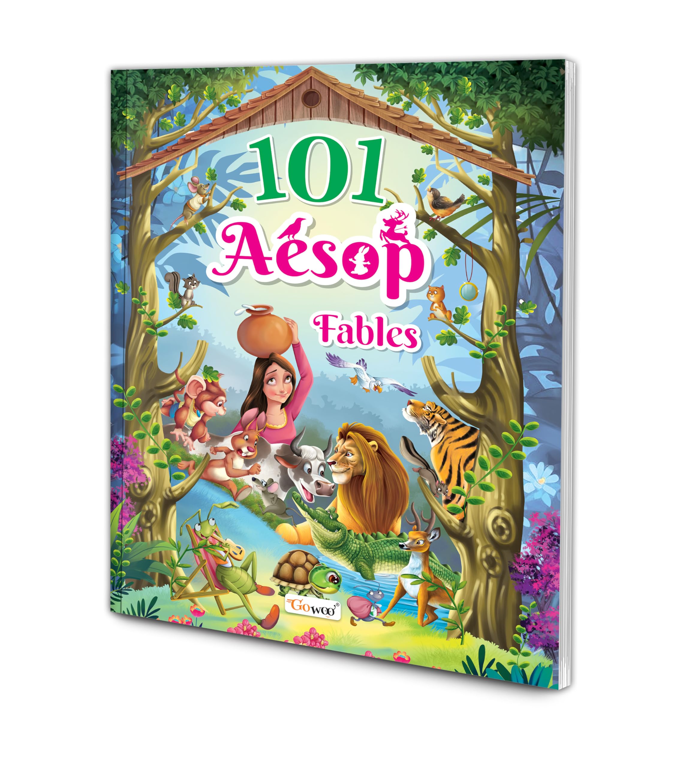 101 Aesop Fables (Ages 3-12) (Paperback) : Learning Adventures Book, Kids Story Book, Early Reader Story Book, Classic Childrens Stories