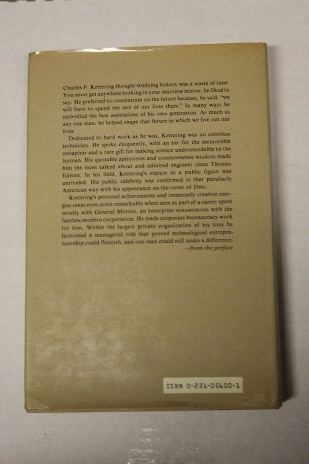 Boss Kettering: Wizard of General Motors,Used