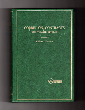 Corbin'S Text On Contracts, Student Edition (Hornbook Series),New
