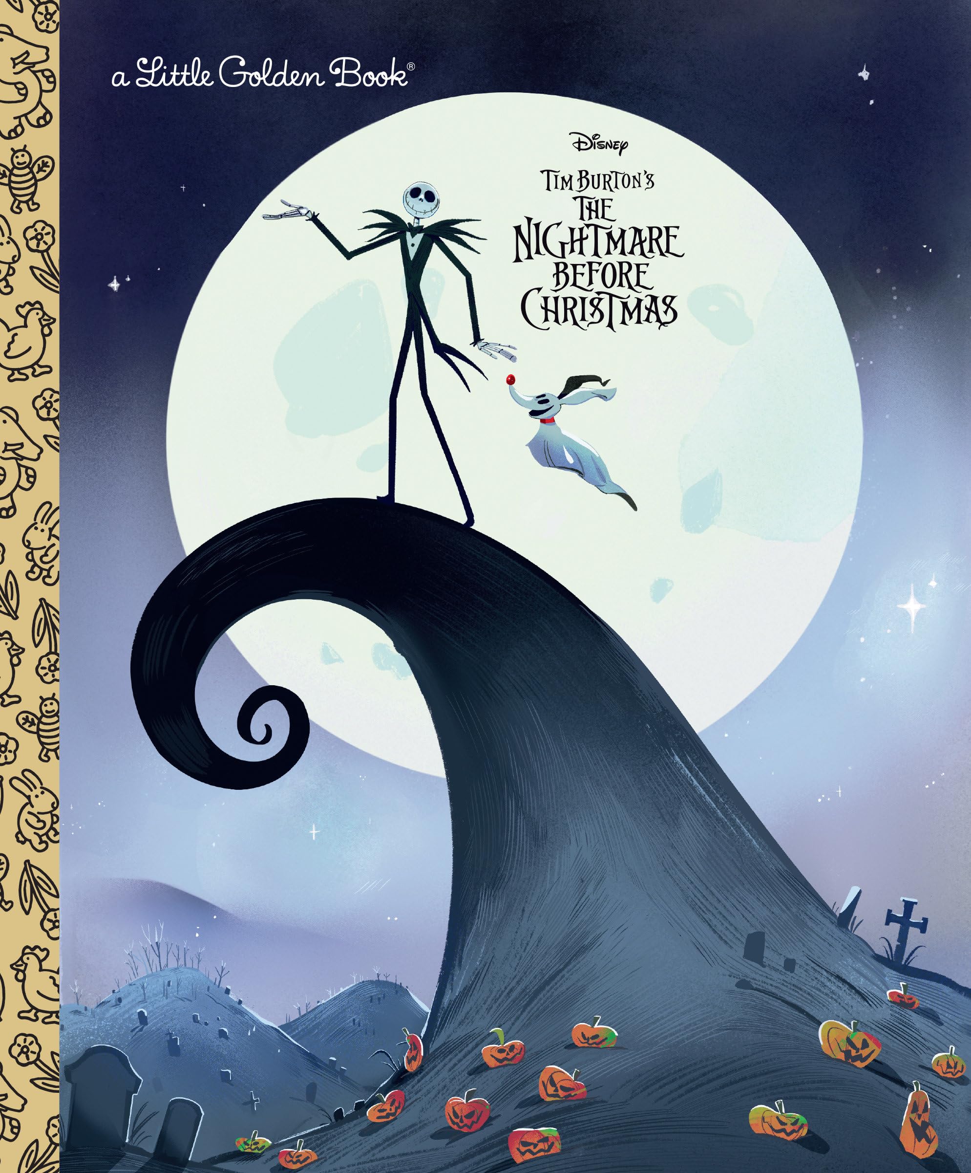 Tim Burton's The Nightmare Before Christmas (Disney) (Little Golden Book),New