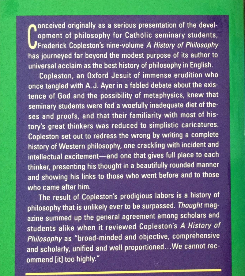 A History of Philosophy, Vol. 2: Medieval Philosophy  From Augustine to Duns Scotus,Used