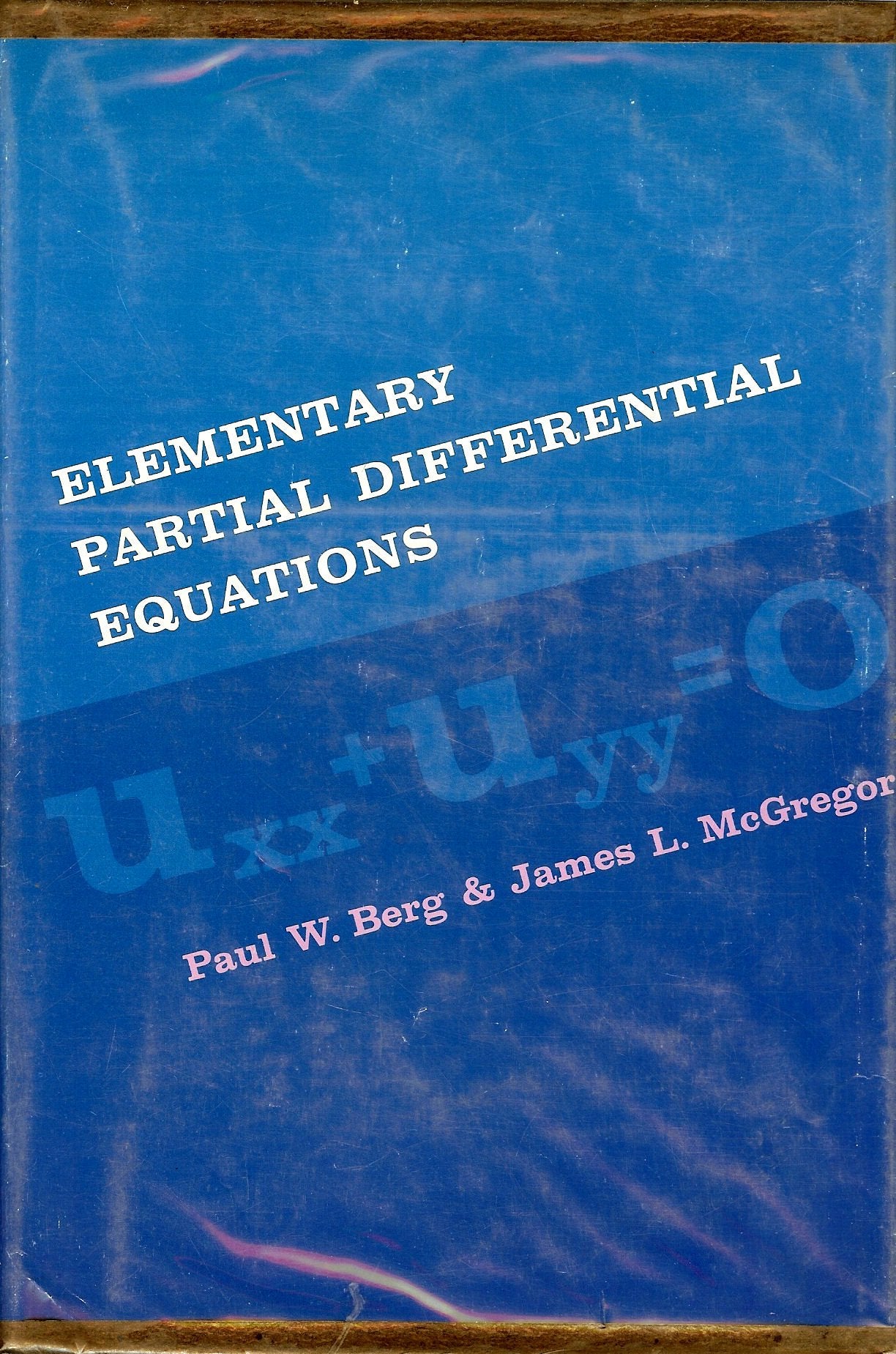 Elementary Partial Differential Equations,New