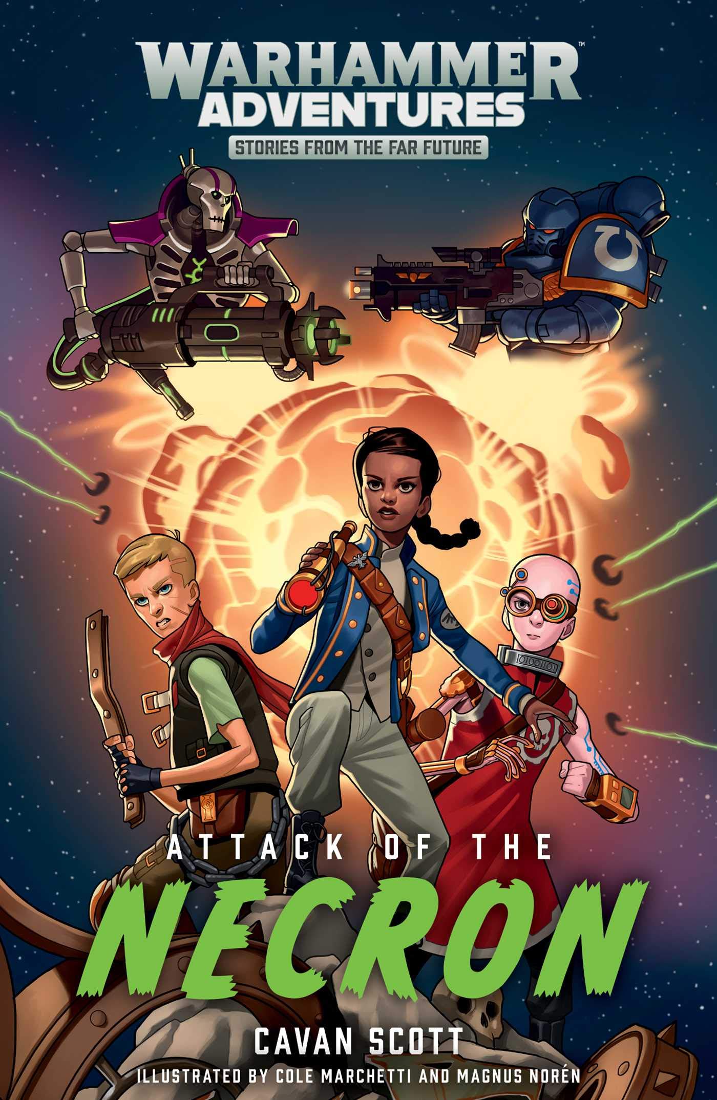 Attack of the Necron (1) (Warhammer Adventures: Warped Galaxies),Used