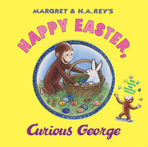 Happy Easter, Curious George: Gift Book with EggDecorating Stickers!: An Easter And Springtime Book For Kids,New